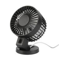 Life Origion Super Mute Angle Adjustable USB Cooling Desk Mini Fan with Two Blades Black Color