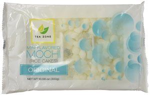 TEA ZONE Mini Mochi Rice Cake Dessert Toppings 10.58 Oz. Bag (Original) N4