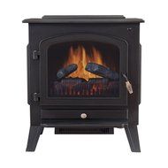 Tahoe 90402200 120-Volt Electric Stove Fireplace Heater with Thermostat Control