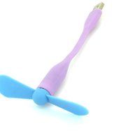 Travel Mini USB Fan For Computer Charging Treasure Purple N5