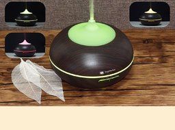 CLZZ 300ml Essential Oil Diffuser Ultrasonic Mist Humidifier for Home/Office- Wood Grain N4