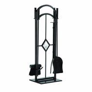 Diamond 5 Piece Fireplace Toolset - Pleasant Hearth N2