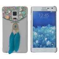 HTC Desire 626 Case,Yaheeda 3D Pearls Sparkle Plume Feather Chain Fashion Bling PC Hard Case for HTC Desire 626 N19