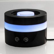 Leewa 100mL LED Essential Oil Diffusers Aroma Ultrasonic Cool Mist Humidifiers with USB - Plastic - Black N3