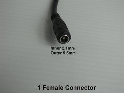 Security Camera 8Ch Power Supply Splitter Cable 1 Female 8 Male 2.1mm Adaptor N2