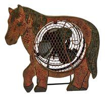 Deco Breeze DBF0104 Figurine Wooden Horse Fan