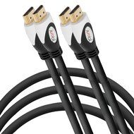 2 PACK High-Speed HDMI to HDMI type A-A (15 Feet) Cable Supports 3D &amp; 4K Resolution, Ethernet, 1080P and Audio... N5