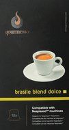 Gourmesso Brasile Blend Dolce - 10 Nespresso &reg; compatible coffee capsules - $0.49/pod N3