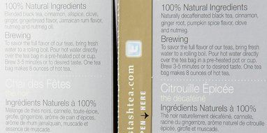 Stash Tea, Chai &amp; Decaf Pumpkin Spice Holiday Twin Pack, 18 Tea Bags Each, N5
