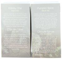 Stash Tea, Chai &amp; Decaf Pumpkin Spice Holiday Twin Pack, 18 Tea Bags Each, N6