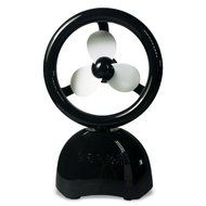 Henscoqi Portable Bluetooth Mini Fan Electric Rechargeable Air Circulator Fan(Black) N12