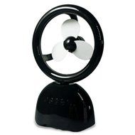 Henscoqi Portable Bluetooth Mini Fan Electric Rechargeable Air Circulator Fan(Black) N13