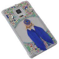 HTC Desire 626 Case,Yaheeda 3D Pearls Sparkle Plume Feather Chain Fashion Bling PC Hard Case for HTC Desire 626 N28