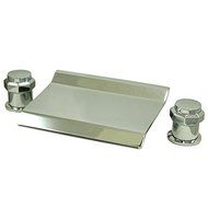 Kingston Brass KS2241AR Milano Waterfall Roman Tub Filler Faucet, 3-3/8-Inch, Polished Chrome by Kingston Brass