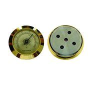 2PCS Volenx Analog Hygrometer Golden Metal Humidity Measurement Instruments for Cigar Humidor Cabinets Hydroponics...