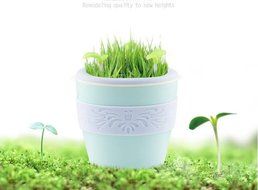 MOEBULB 235ml -Anion Ultrasonic Flower Pot Humidifier&#65292;Air Purifier, USB Powered with Auto On/Off For Home, Office... N2