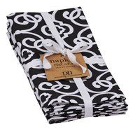 DII 100% Cotton, Basic Everyday 18x18" Buffet Napkin, Set of 6, Multi Color Zig Zag