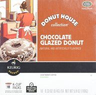 Donut House Chocolate Glazed Donut - 18 ct