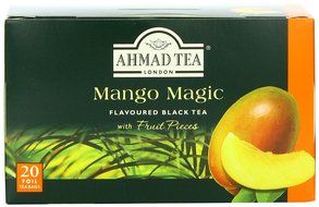 Ahmad Tea Mango Magic Black Tea, 20-Count Boxes (Pack of 6) N2