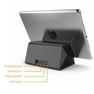 Satechi iFit-2 Portable Rechargeable Speaker Stand for Smartphones &amp; Tablets: iPad Mini, Air, 3, iPhone 6 Plus... N2