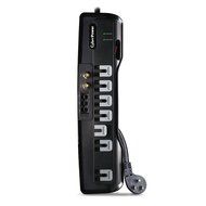 CyberPower CSHT808TC Home Theater 8-Outlets Surge Suppressor 8FT Cord and AV protection 2850 Joules N4