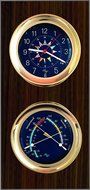 Blue Flag 5.85 Windlass Gift Set presented in a Leather Finish Felt Lined Gift Box with Clock and Comfort Meter N4