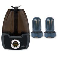 Air Innovations MH-602-BLK Humidifier Black w/ 2 pk. Demineralization Filters N2