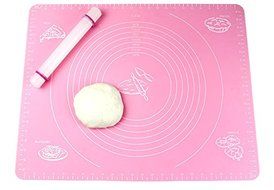 M-Aimee Large Non-Stick Silicone Baking Mat 16&quot;x20&quot; for Rolling Dough or Pastry&mdash;&mdash;FDA Approved. Microwave and Dishwasher... N2