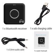 JINSER Wireless Bluetooth 4.1 Audio Receiver 3.5mm AUX Double Audio Bluetooth Handsfree Function and Wireless...