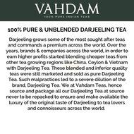 Organic Green Tea (225 Cups), Rich &amp; Flavoury, Second Flush Black Tea, 100% Certified Pure &amp; Unblended, Direct... N4