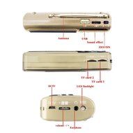 SAST Personal Portable FM Radio ultralight weight(4.8ounce) With Flashlight, Hi-Fi Digital Music Player, Support... N3