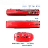 SAST Personal Portable FM Radio ultralight weight(4.8ounce) With Flashlight, Hi-Fi Digital Music Player, Support... N6