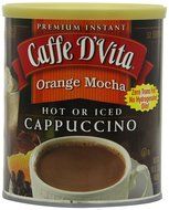 Caffe D'Vita Amaretto Instant Cappuccino, 16-Ounce Canisters (Pack of 6) N35