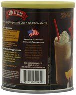 Caffe D'Vita Amaretto Instant Cappuccino, 16-Ounce Canisters (Pack of 6) N37
