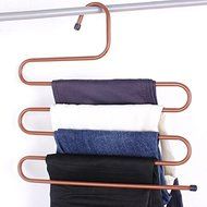 MuLuo Multifunction Serpentine S-type Multi-Layered Magic Pants Hanging Pants Rack Pants Folder green s