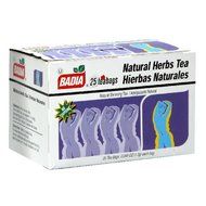 Badia Natural Herbs Tea Bags, 25-Count (Pack of 10) N2
