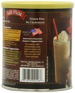 Caffe D'Vita Amaretto Instant Cappuccino, 16-Ounce Canisters (Pack of 6) N51
