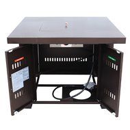Fanala Outdoor Fire Pit Table Patio Deck Backyard Heater Fireplace Propane LP Furniture N3