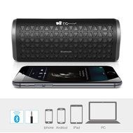 EC Technology 6W Bluetooth Speaker, up to 10 Hours Playtime for Smartphones, PC - Black