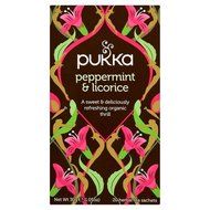 Pukka Peppermint &amp; Licorice Herbal Tea 20 Count