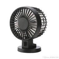 Life Origion Super Mute Angle Adjustable USB Cooling Desk Mini Fan with Two Blades Black Color N2