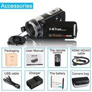 Camera Camcorders, Besteker Portable Digital Video Camcorder HD 1080P DV 3.0 Inches Touch Screen Support 64G SD... N9