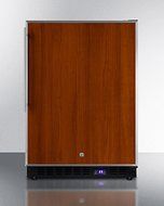 Summit SCFF53BFR 24" 4.72 Cu. Ft. Built-In Undercounter Freezer with Frost-Free Operation Adjustable Shelves Open...