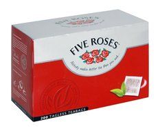 Five Roses Tea, 200 Tagless Teabags N3