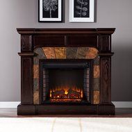 47" Convertible Electric Fireplace for corner or flat wall