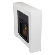 Real Flame 4001E-W 4001E Colton Electric Fireplace, Medium, White N7