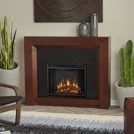 Real Flame 4001E-W 4001E Colton Electric Fireplace, Medium, White N8