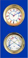 White Flag 5.85 Windlass Gift Set presented in a Leather Finish Felt Lined Gift Box with Clock and Comfort Meter N8