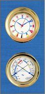 White Flag 5.85 Windlass Gift Set presented in a Leather Finish Felt Lined Gift Box with Clock and Comfort Meter N9