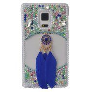 HTC Desire 626 Case,Yaheeda 3D Pearls Sparkle Plume Feather Chain Fashion Bling PC Hard Case for HTC Desire 626 N45